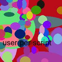 user per script